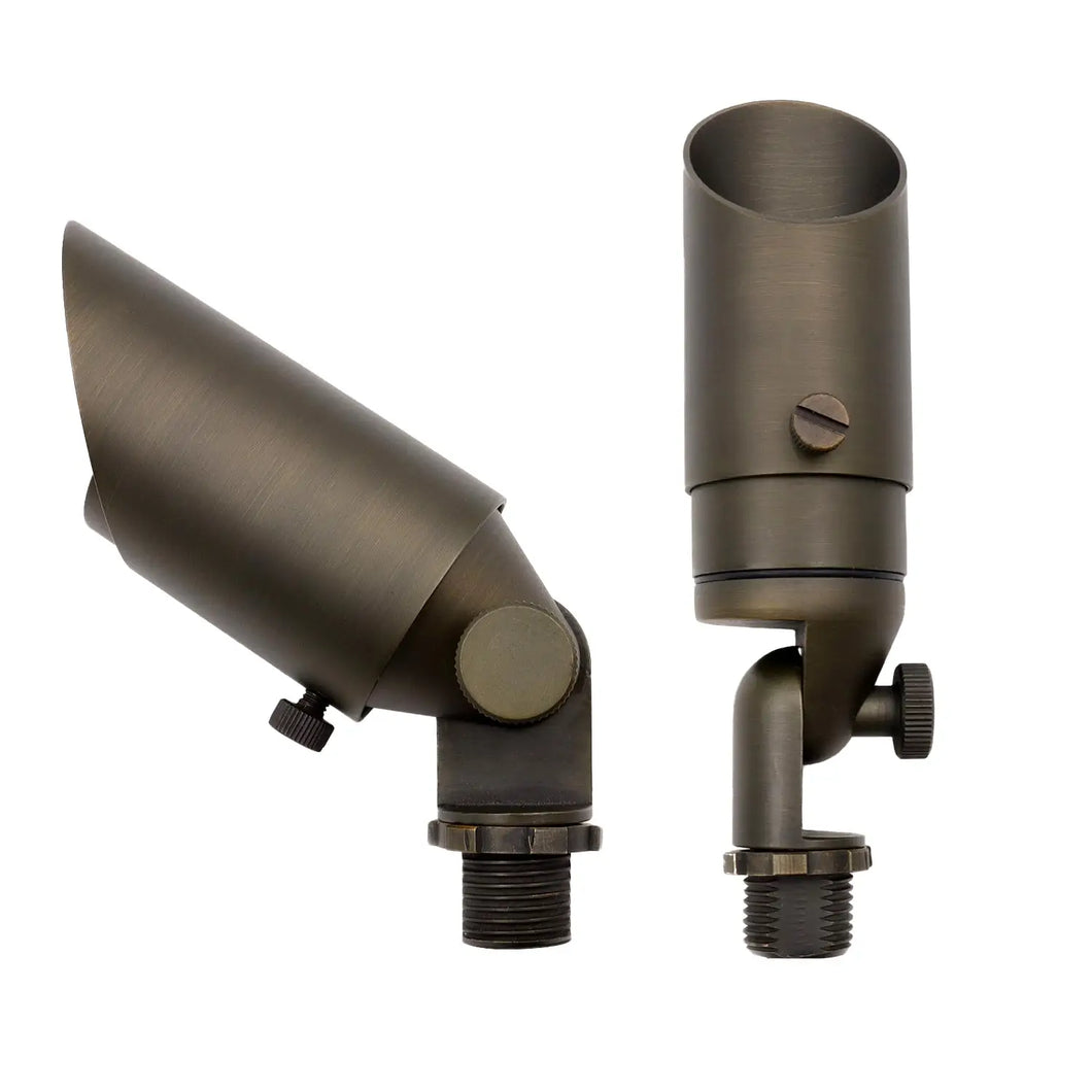 Brass Light Fixtures Outdoor with MR11, Adjustable Shroud, and 72