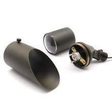 Carregar imagem no visualizador da galeria, Brass Light Fixtures with MR16, Adjustable Shroud, and 72&quot; Wire
