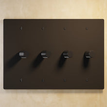 Load image into Gallery viewer, Brass Rotary Dimmer Switch (4-Gang)
