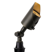 Load image into Gallery viewer, Brass Standing Light with Adjustable Shroud for MR16 Bulbs
