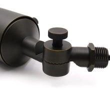 Load image into Gallery viewer, Brass Standing Light with Adjustable Shroud for MR16 Bulbs
