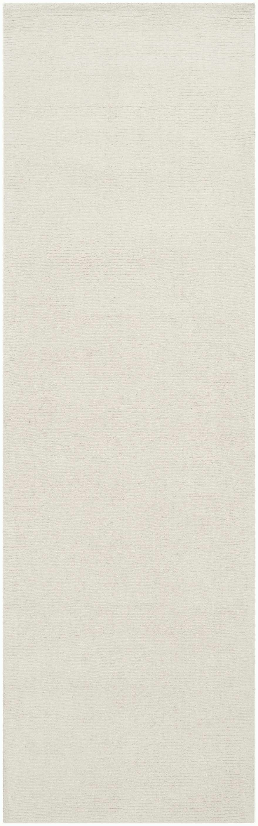 Brockton Solid Light Beige Wool Rug