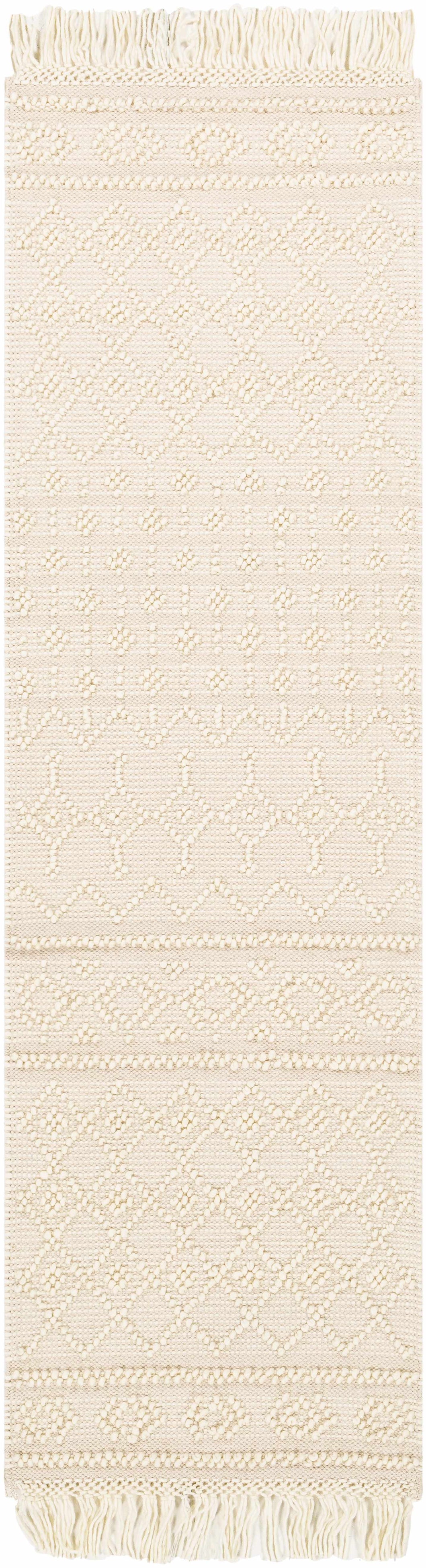 Brothers Beige Wool&Cotton Rug - Clearance
