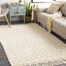 Carregar imagem no visualizador da galeria, Brothers Beige Wool&amp;Cotton Rug - Clearance
