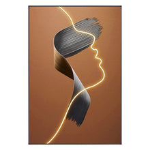 Load image into Gallery viewer, Brush Stroke Illuminated Art
