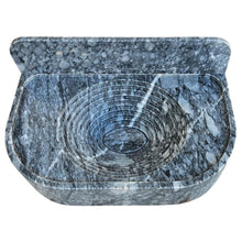 Load image into Gallery viewer, Bursa Gray Marble Wall-Mount Bathroom Sink with 6&quot; Backsplash (W)16&quot; (L)27&quot; (H)6&quot;
