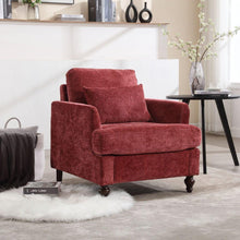 Load image into Gallery viewer, Wood Frame Armchair, Modern Accent Chair Lounge Chair for Living Room
