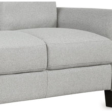 Cargar imagen en el visor de la galería, 3-Seat Sofa Living Room Linen Fabric Sofa (Light Gray)
