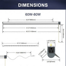 Cargar imagen en el visor de la galería, T10 80W 5000K LED Shop Light Linear 120VAC Only - Bright, Energy-Efficient LED Lighting for Workshops, Garages, and More
