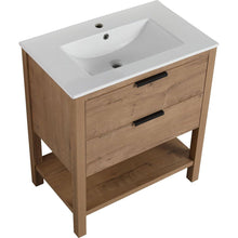 Carregar imagem no visualizador da galeria, 30 Inch Bathroom Vanity Plywood With 2 Drawers
