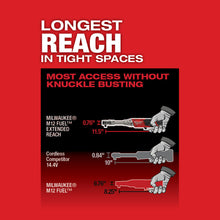 Carregar imagem no visualizador da galeria, Milwaukee 2560-20 M12 FUEL™ 3/8 in. Extended Reach Ratchet
