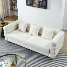 Carregar imagem no visualizador da galeria, 3-seater + 3-seater Combination sofa.White teddy(Ivory)
