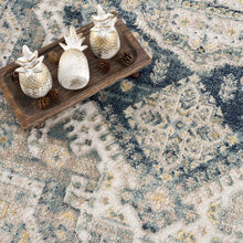 Carregar imagem no visualizador da galeria, Brend Blue Medallion Area Rug - Clearance
