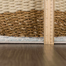 Carregar imagem no visualizador da galeria, Brend Blue Medallion Area Rug - Clearance
