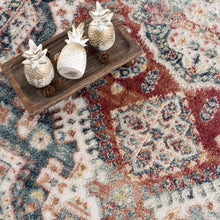 Load image into Gallery viewer, Brend Rust Medallion Area Rug - Clearance
