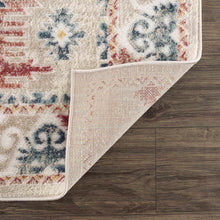 Carregar imagem no visualizador da galeria, Bindi Blue &amp; Rose Area Rug - Clearance
