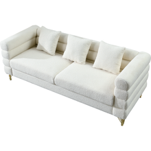 Carregar imagem no visualizador da galeria, 3-seater + 3-seater Combination sofa.White teddy(Ivory)
