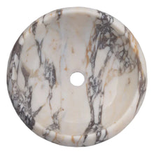 Load image into Gallery viewer, Calacatta Viola Marble Above Vanity Round Bathroom Sink Polished (D)16&quot; (H)6&quot;
