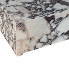 Load image into Gallery viewer, Calacatta Viola Marble Rectangular Prism Block Design Coffee Table (W)24&quot; (L)24&quot; (H)12&quot;
