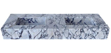 Load image into Gallery viewer, Calacatta Viola Marble Bathroom Double Sink Vanity (W)22&quot; (L)67&quot; (H)8&quot;
