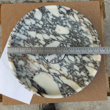 Carregar imagem no visualizador da galeria, Calacatta Viola Marble Natural Stone Round Above Vanity Bathroom Sink Polished (D)15.5&quot; (H)4.5&quot;
