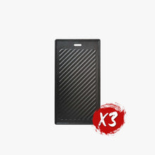 Cargar imagen en el visor de la galería, Cast Iron Plate x 3 – Turn Your Grill into a Griddle
