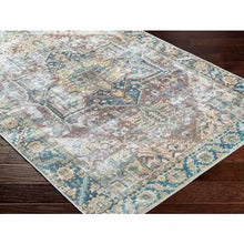 Carregar imagem no visualizador da galeria, Blue Catigpian Distressed Washable Area Rug - Clearance

