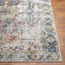 Carregar imagem no visualizador da galeria, Blue Catigpian Distressed Washable Area Rug - Clearance
