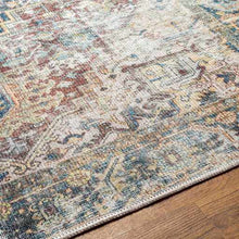 Carregar imagem no visualizador da galeria, Blue Catigpian Distressed Washable Area Rug - Clearance
