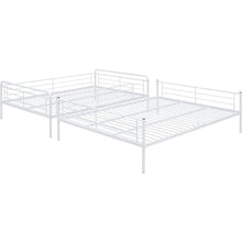 Load image into Gallery viewer, Full XL Over Queen Metal Bunk Bed, White
