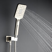 Cargar imagen en el visor de la galería, Shower Faucet Set Anti-scald Shower Fixtures with Rough-in Pressure Balanced Valve and Embedded Box, Wall Mounted Rain Shower System
