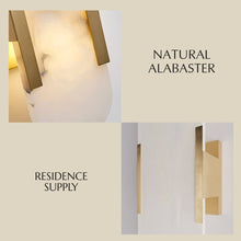 Carregar imagem no visualizador da galeria, Cecelia Alabaster Wall Lamp
