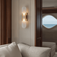 Load image into Gallery viewer, Cecelia Alabaster Wall Lamp
