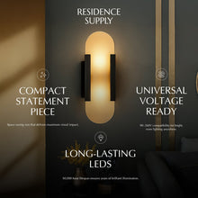 Carregar imagem no visualizador da galeria, Cecelia Alabaster Wall Lamp

