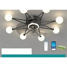 Cargar imagen en el visor de la galería, Ceiling Fan Light Modern Design for Living &amp; Dining Room
