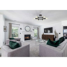 Cargar imagen en el visor de la galería, Ceiling Lamp with 6-Lights - Semi Recessed Sputnik Design for Living Rooms
