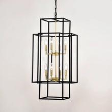 Carregar imagem no visualizador da galeria, Ceiling Light in Kitchen with 8-Light Lantern Style &amp; Adjustable Height
