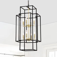 Carregar imagem no visualizador da galeria, Ceiling Light in Kitchen with 8-Light Lantern Style &amp; Adjustable Height
