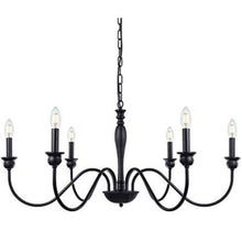Load image into Gallery viewer, Wellmet 6-Light Farmhouse Chandelier 38 Inch, Farmhouse Light Fixture for Dining Room...
