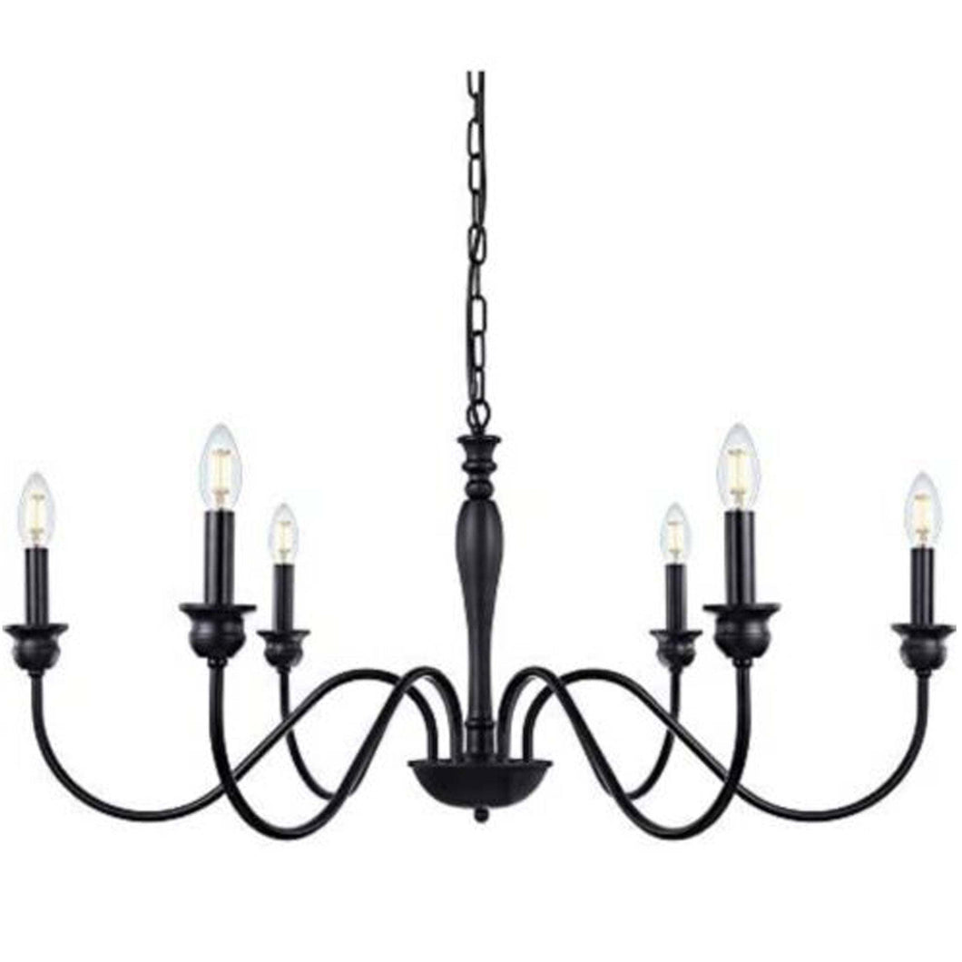 Wellmet 6-Light Farmhouse Chandelier 38 Inch, Farmhouse Light Fixture for Dining Room...