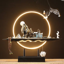 Load image into Gallery viewer, Celestial Monk Incense Burner Table Lamp
