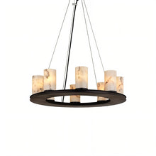 Load image into Gallery viewer, Centrum Round Alabaster Chandelier
