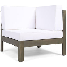 Load image into Gallery viewer, OANA 3-Piece LOVE SEAT SET WITH COFFEE TABLE, WHITE
