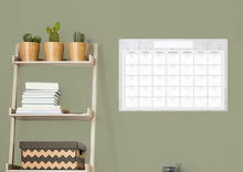 Load image into Gallery viewer, Calendars: Minimal One Month Calendar Dry Erase - Removable Adhesive Decal
