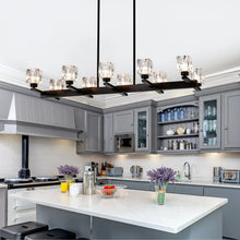 Cargar imagen en el visor de la galería, Chandelier Lights for Living Room with Modern Crystal Design &amp; 10-Light Fixture
