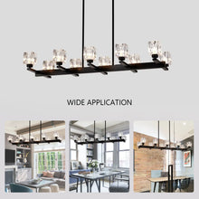 Cargar imagen en el visor de la galería, Chandelier Lights for Living Room with Modern Crystal Design &amp; 10-Light Fixture
