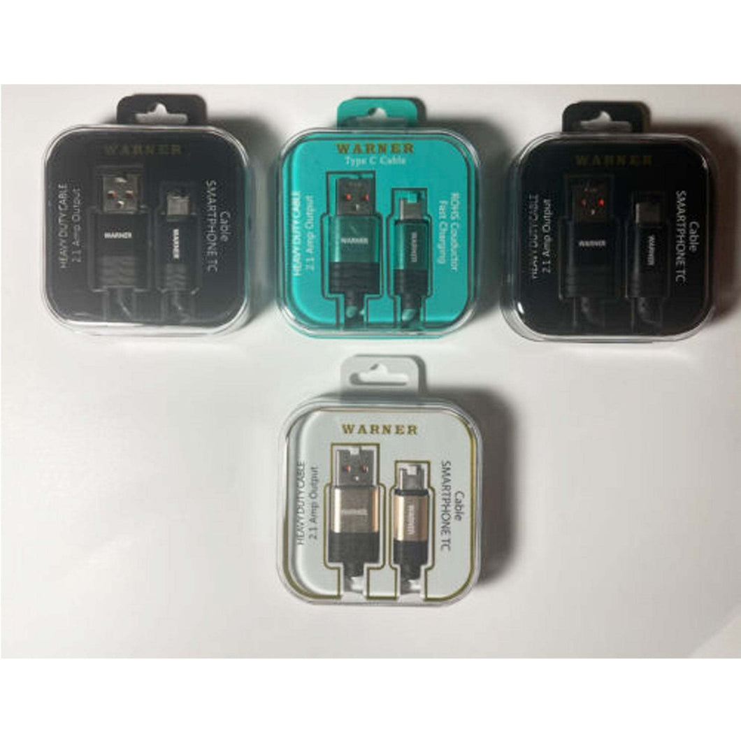 Warner Deluxe Royal Heavy Duty Type C Cable 99908 Smartphone