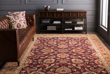 Cargar imagen en el visor de la galería, Cherryfield Burgundy 1024 Wool Area Rug

