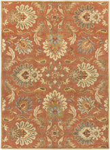 Cargar imagen en el visor de la galería, Chesterton Hand Tufted Orange 1112 Area Rug

