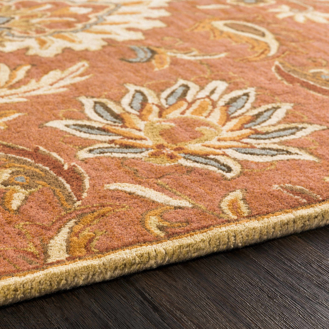 Chesterton Hand Tufted Orange 1112 Area Rug